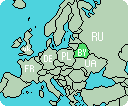Map of Europe with Belarus highlighted